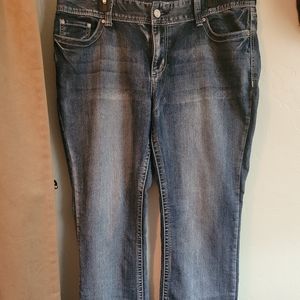Maurices Dark Denim Jeans Sz 18 Reg, Bootcut